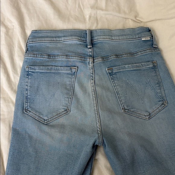 MOTHER Women's Light Blue Ankle Jeans - Picture 13 of 13